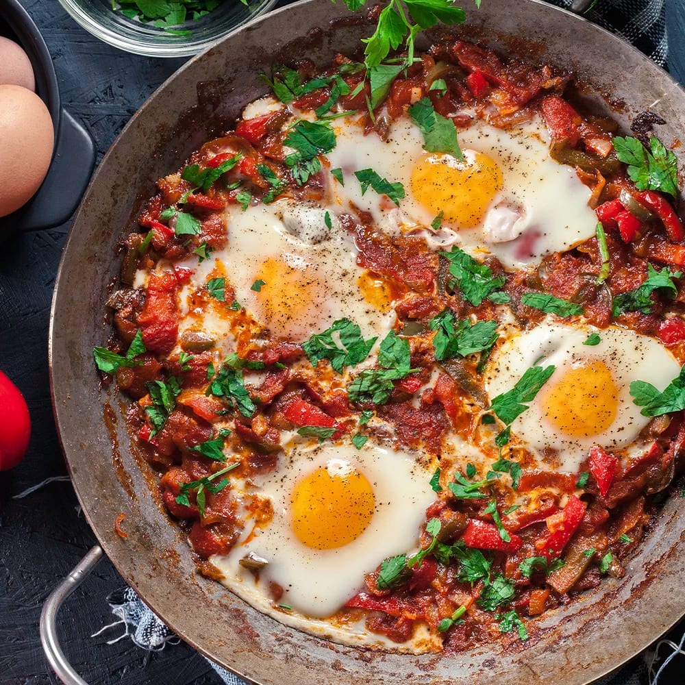 Shakshuka aux pois chiches